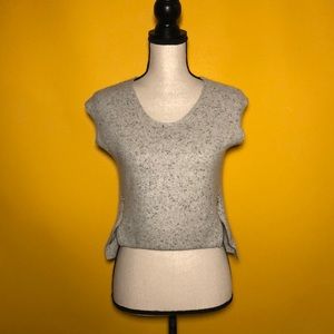 🟠 AQUA 🟠 custom cashmere sleeveless crop sweater